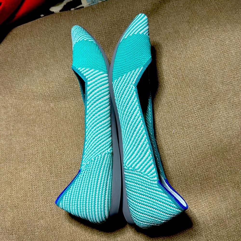 Rothy’s The Point Calypso Stripe, Size 6 - image 2